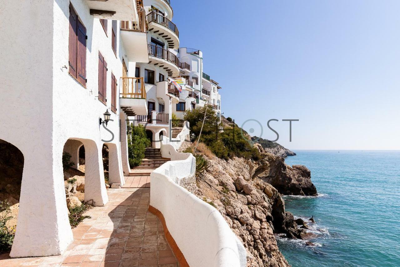 Ferienwohnung Sitges Blue Acogedor Y Sencillo Junto Al Mar Exterior foto